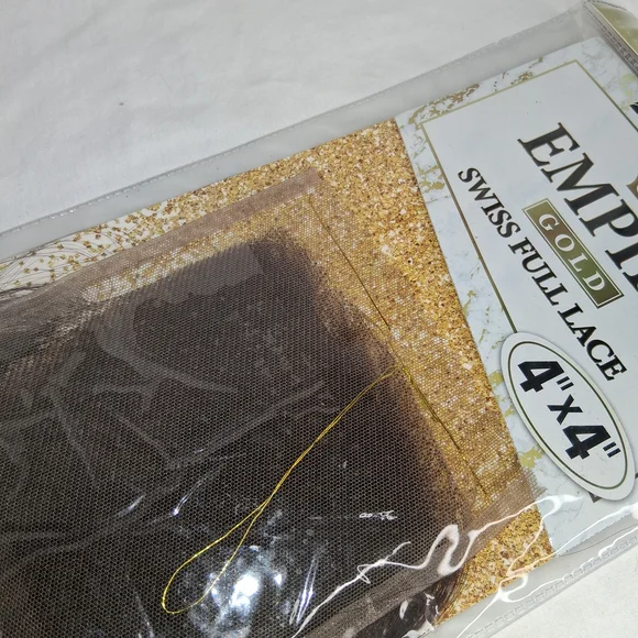 Empire Gold Swiss Full Lace Hair Accessory - Black - Picture 6 of 9